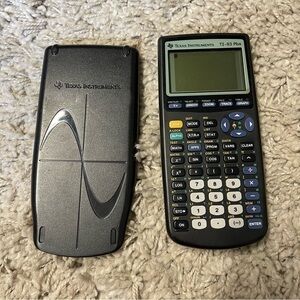 TI-83 plus calculator Texas instruments black